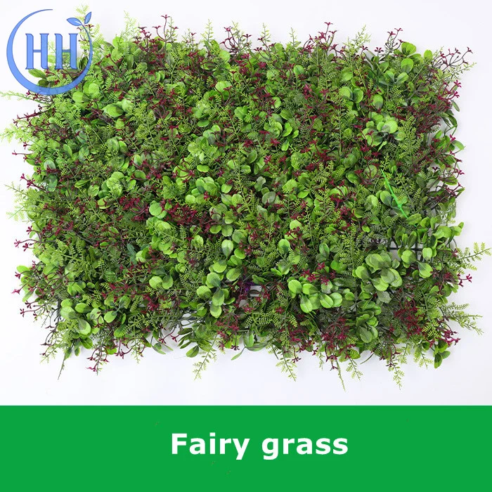Wholesale high quality green hedge wall plastic plant outdoor artificial algae money indoor plants green wall