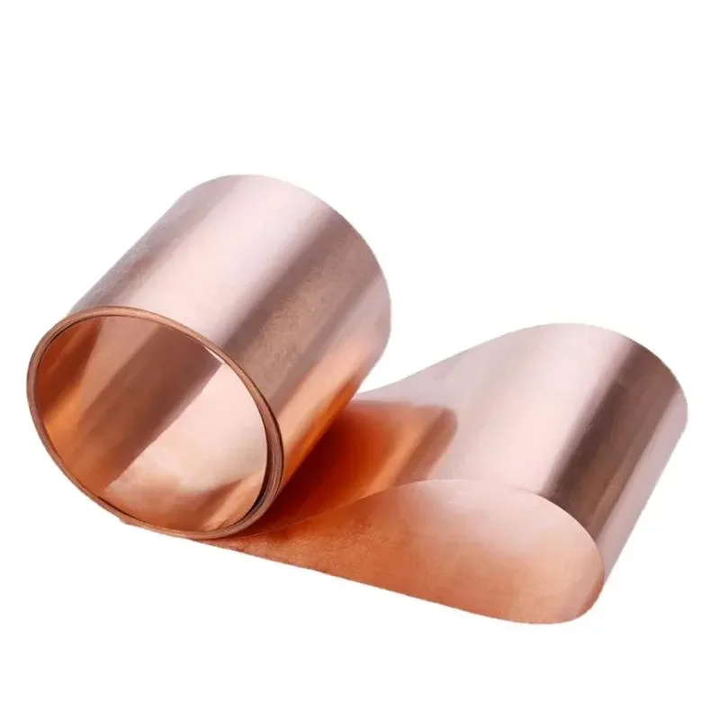 Foil / Strip Tape Thin Copper C1100 C1200 T2 Soft / Half Hard Pure in Coil 99.9% Pure Copper Alloy Is Alloy CN;HUB TG,YMY 97