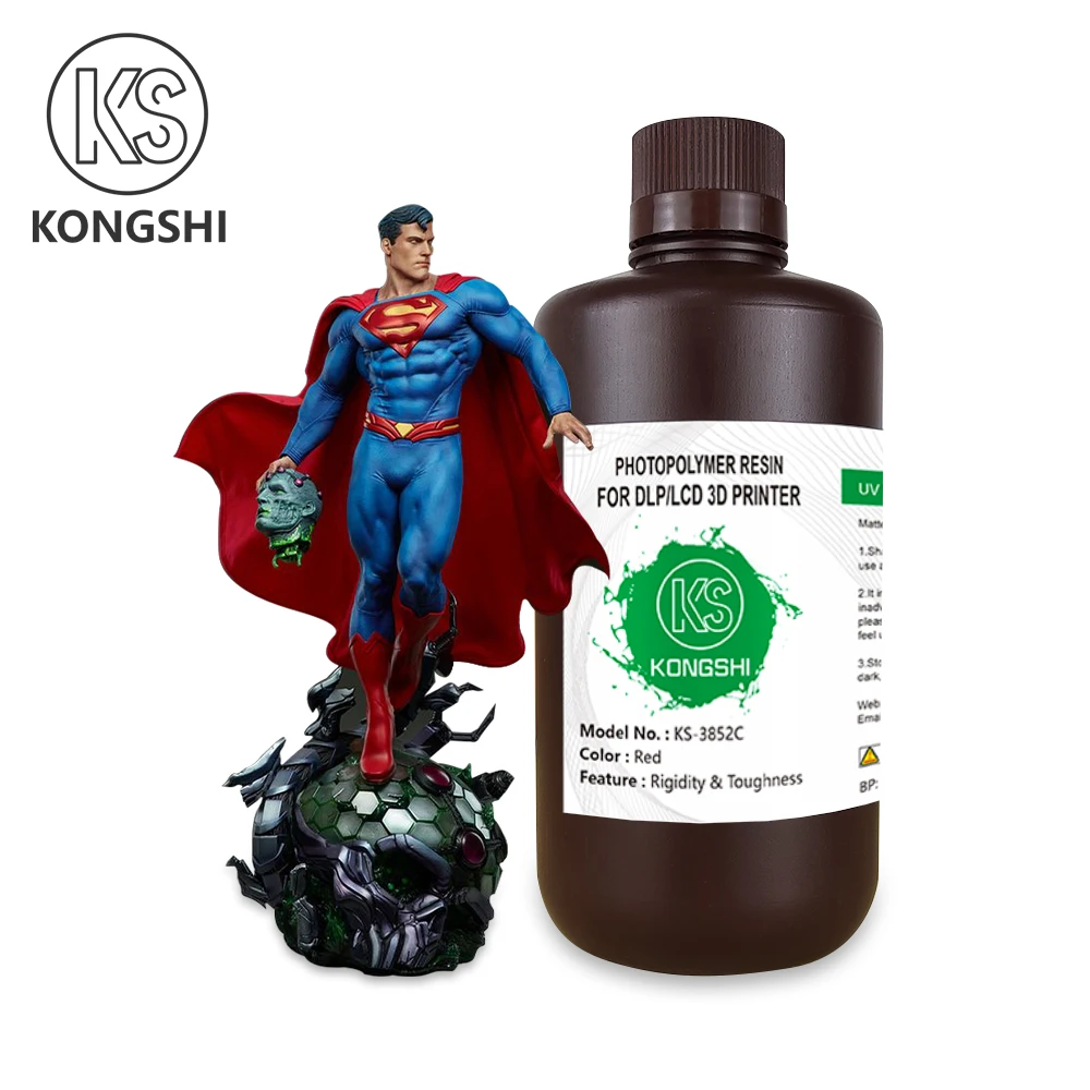 3D printing resin UV wavelength 405nm Liquid Bottle Ordinary UV Sensitive For LCD Standard Photopolymer Resin print resin 1KG