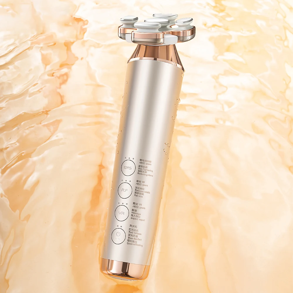 Beauty and Personal Care RF EMS LED Vibration Face Massage Electric Microcurrent Face Lift Home Radio Frequency Machine