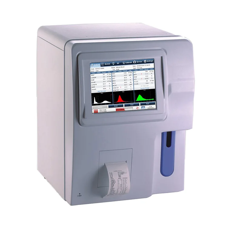 3 части открытого типа полный автоматический ветеринарный гематологический анализатор для клиники домашних животных