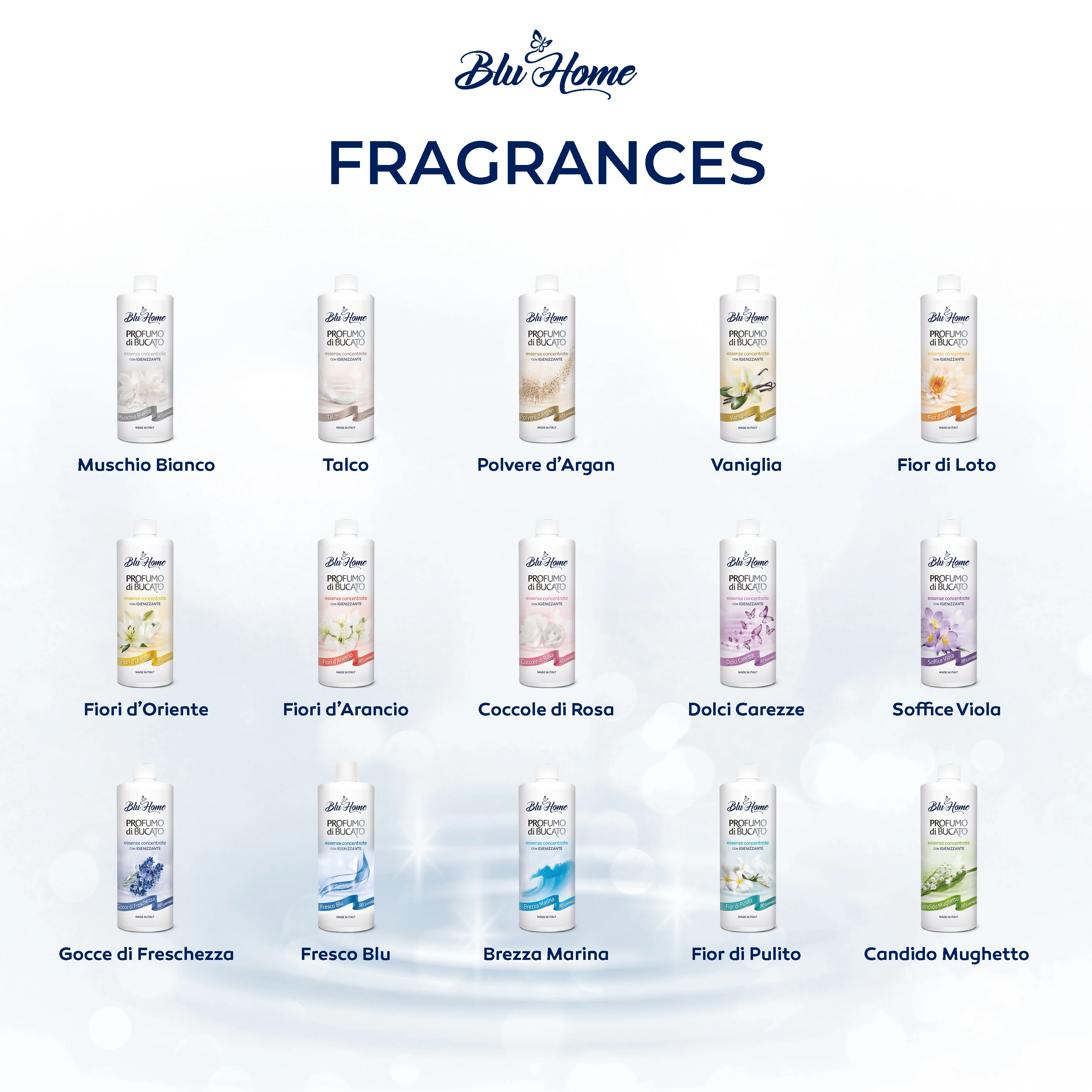 Blu Home 100 Ml Oriental Aromatic And Spicy Scent Concentrated Essence Laundry Detergent Liquid Fabric Softener