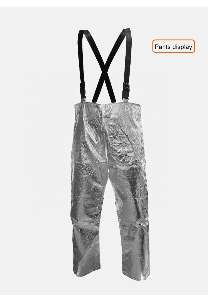 DA OEM High Temperature Resistant Safety Clothing Aluminum Foil Composite Aramid Heat Insulation Suit to 1000 Degrees Celsius