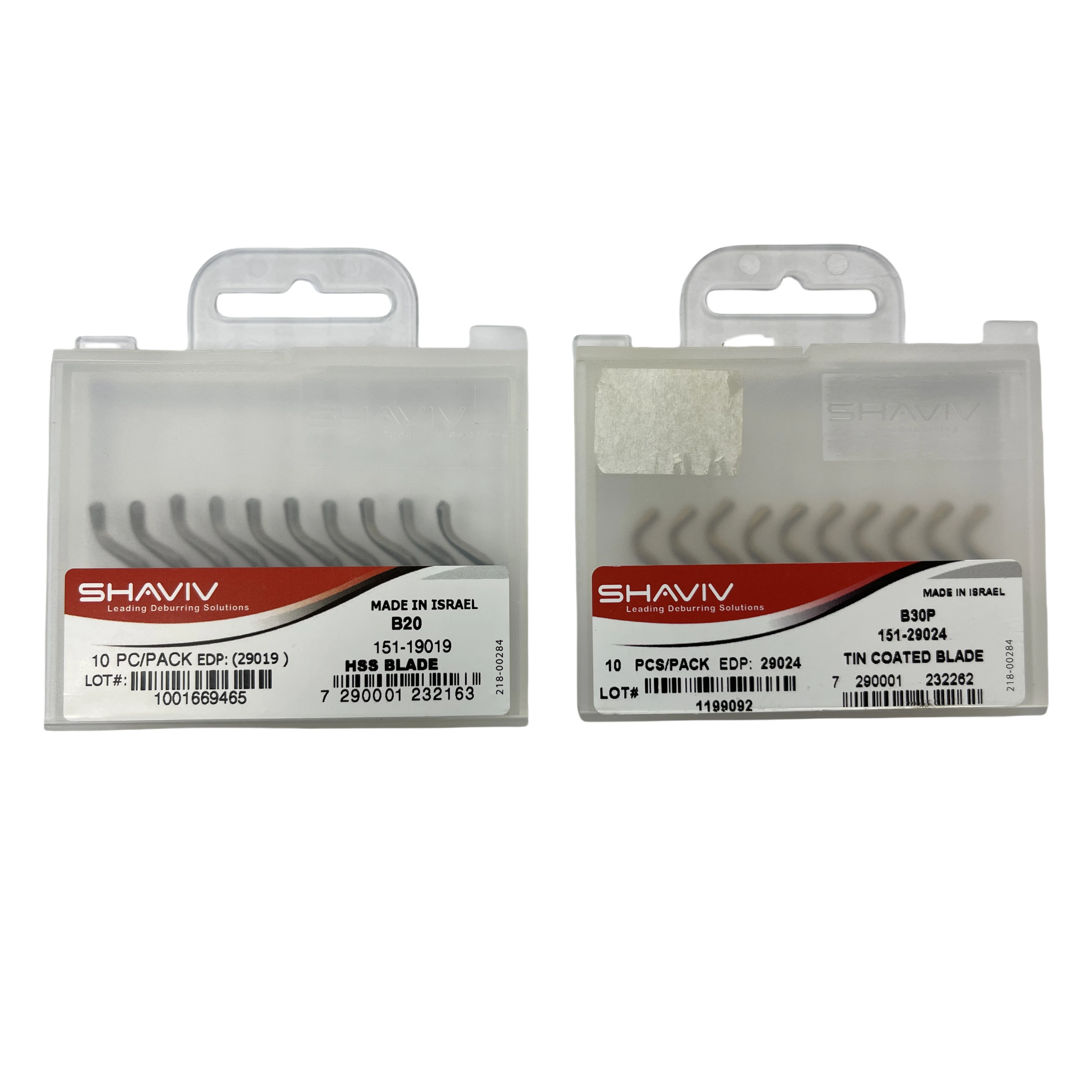 New Original Shaviv High-Speed Steel Deburring Blade 151-19019 Hand Deburring Tools 80 Degree Angle Straight/Hole Edges In Stock