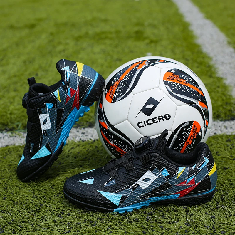 Jinjiang factory wholesale Football Shoes Boots Breathable High Quality Soccer Boots  Girls Soccer Cleats for Kids