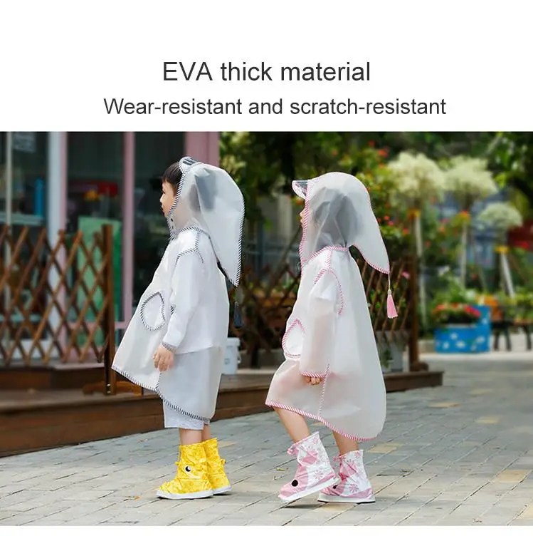 Cheapest wholesale  lightweight customized fashion kids raincoat rain jacket poncho