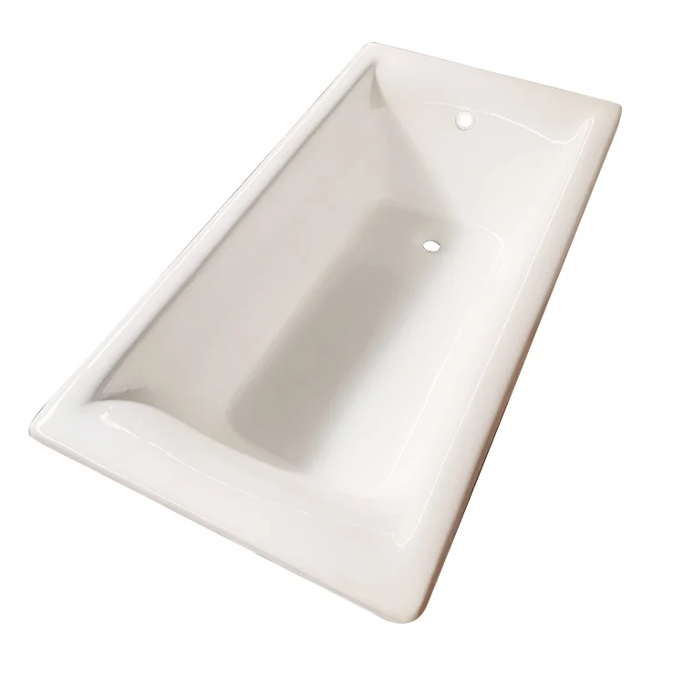 On Sale Deep Portable Cast Iron Soaking Bathtub for Adult and Baby With Enamel Coating