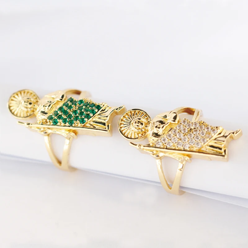 Christian jewelry 14 k gold plating Melon da Lou ring Religious products Sell like hot cakes ring