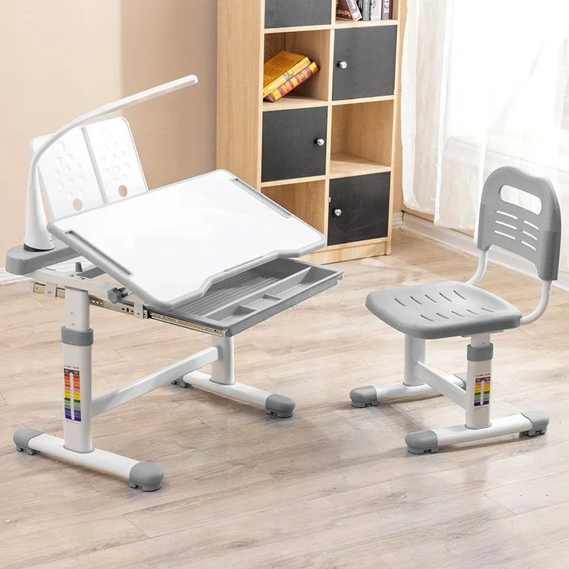
Height adjustable children multifunction study table for kids 