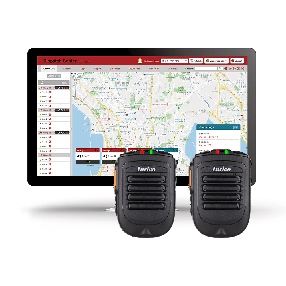 Микрофон Zello inrico B01 с поддержкой android или IOS, аксессуары для радио