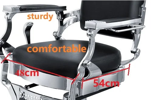 Salon Barber Shop Equipment Antique Cutting Hair Chairs Retro Shaving Chairs Antique Professional Men Recling Barber Chair