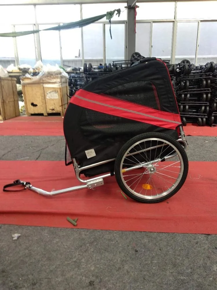 Wholesale supply bicycle trailer folding cargo / dog bike trailer for sale