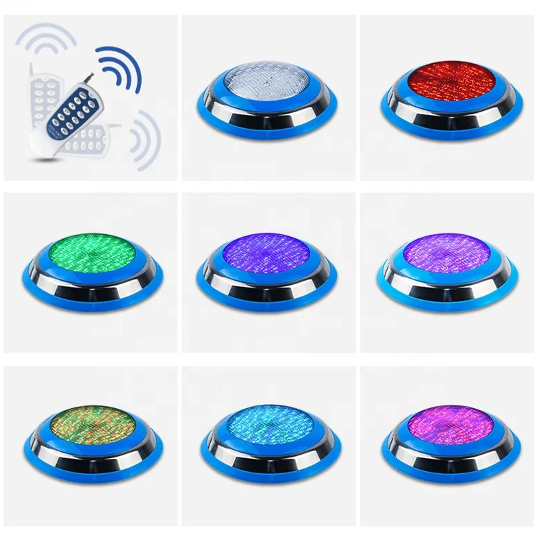 ABS UV Material LED Underwater Light 12W 24W 12V 24V Swimming Pool Lighting