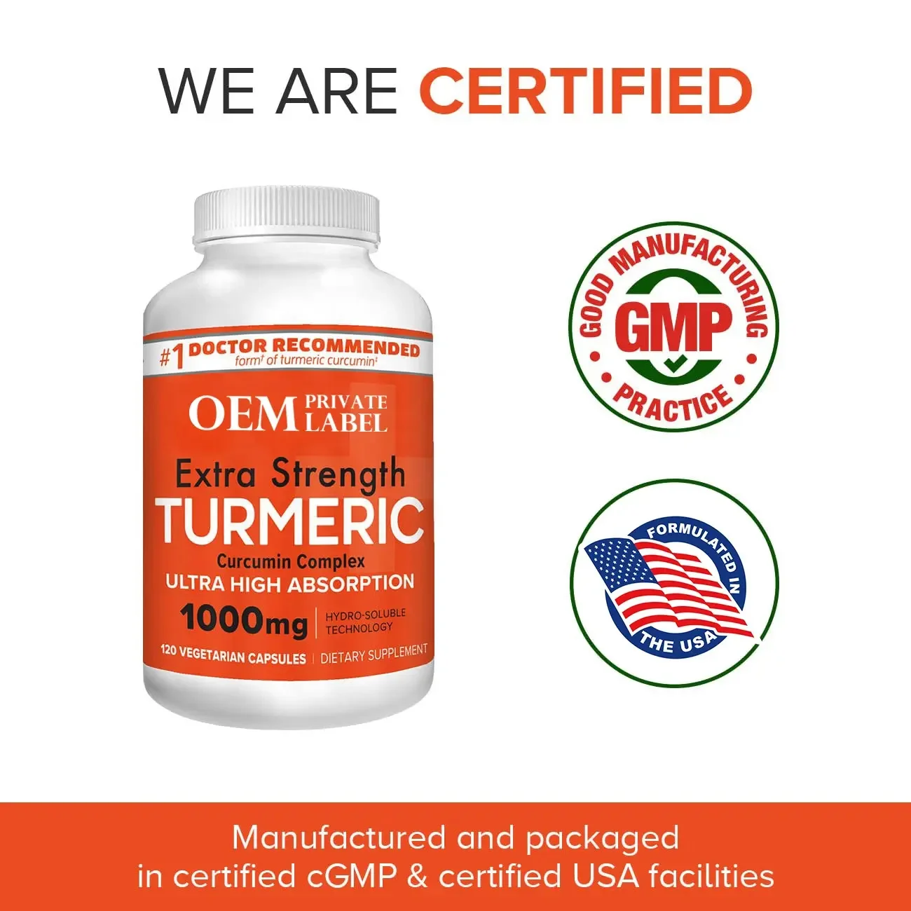 Biocaro Curcumin Capsules with Black Pepper Extract High Absorption Ultra Potent Turmeric Supplement for Joint Support