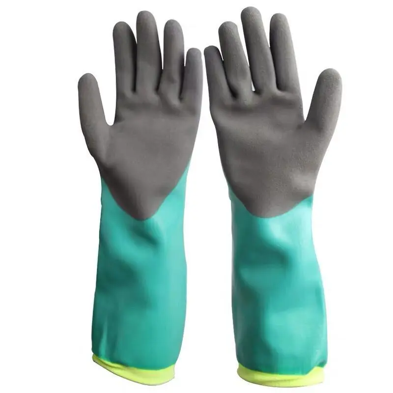 Latex gloves for fishing waterproof, prick-proof, frosted, non-slip gloves Household cleaning and dishwashing gloves