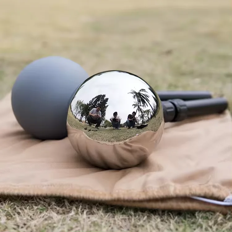 Высокое качество VFX HDRI мяч диаметр 250 мм 9 84 дюймов 25 см коллекция фотосъемки Сфера 18% серая зеркальная пленка отражатель шар