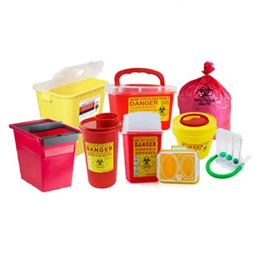 2022 Hospital 5L Sharps Container Disposable Sharp Box Medical Waste Container