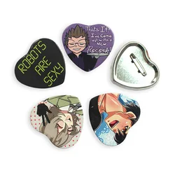 Wholesale Custom Anime Heart Button Badge