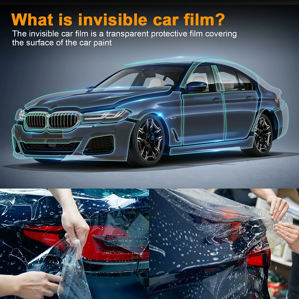 PPF TPU Precut Car Sticker Kit Bra Transparent Paint Protection Film for BMW2 Series Coupe M Sport 2022-2023 Interior Accessory
