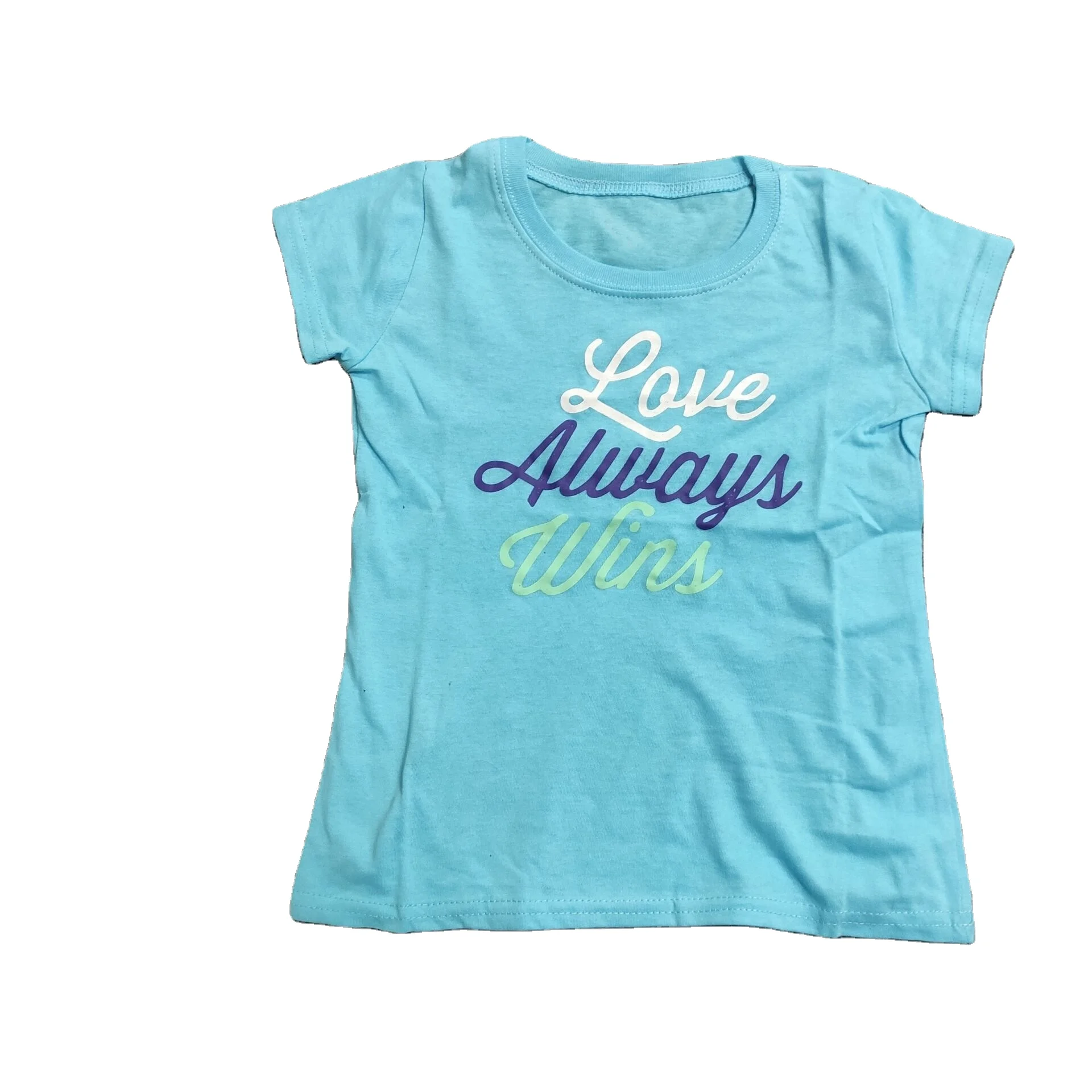 
Printing Kids Casual 100% Cotton Technics Style Fabric Pattern Knitted Feature Breathable T-Shirt 