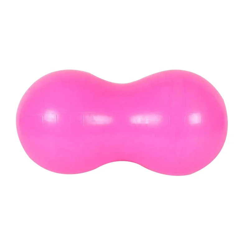 
Pvc Material Purple Fitness Peanut Shape Pilates Yoga Ball 