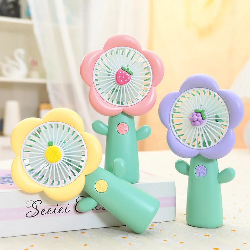 MAIMAIcute flower desktop mini usb rechargeable fan portable butterfly lash dryer blower handheld fan for eyelash extension