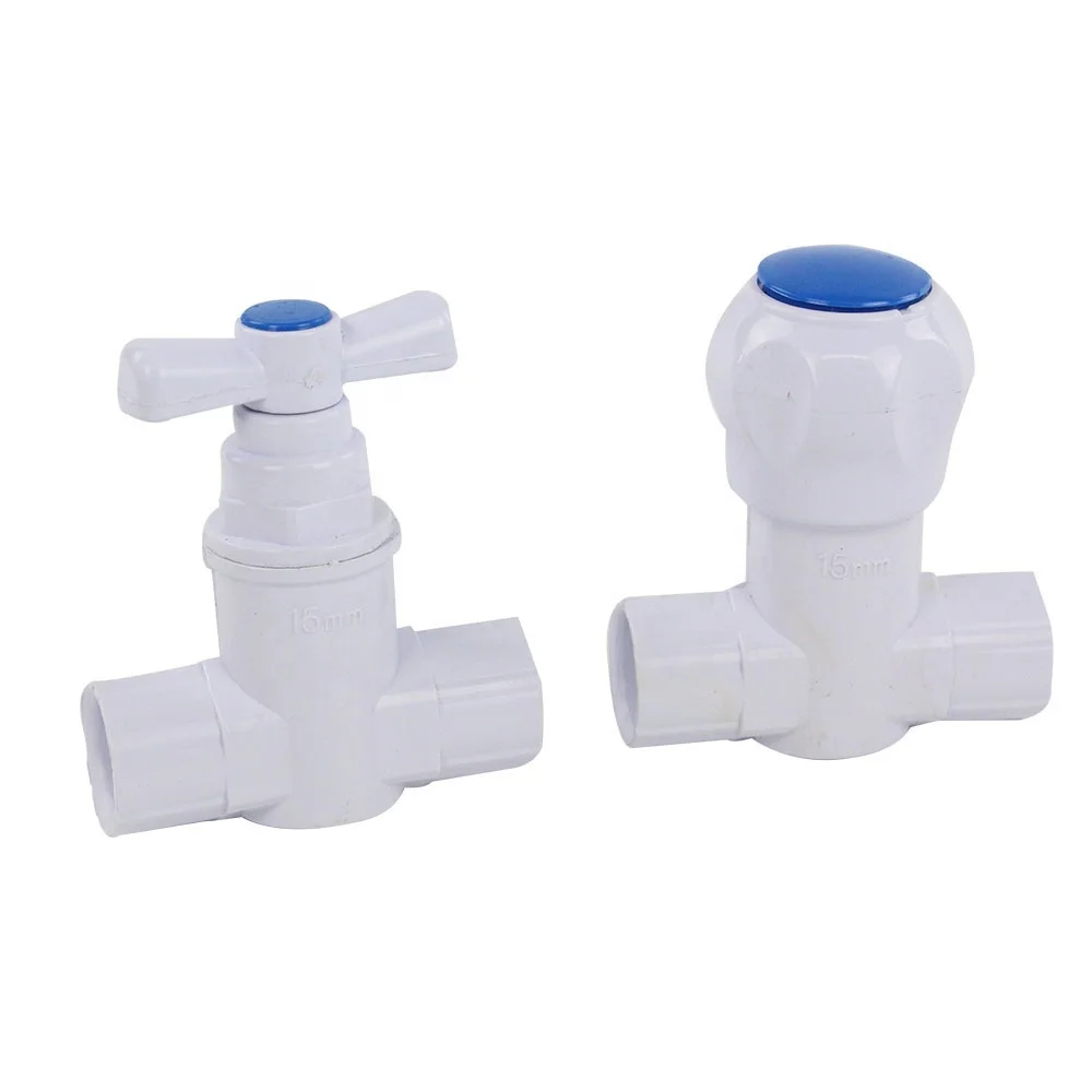 Female Socket Ball Gate Valve Straight Trough PVC Pipe Valve Two way Garden Irrigation Fittings Set Fish Tank Tube Switch