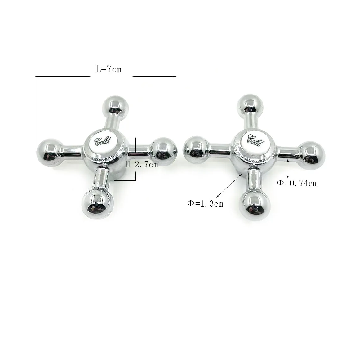 ABS plastic faucet handle Deck faucet switch knob accessories