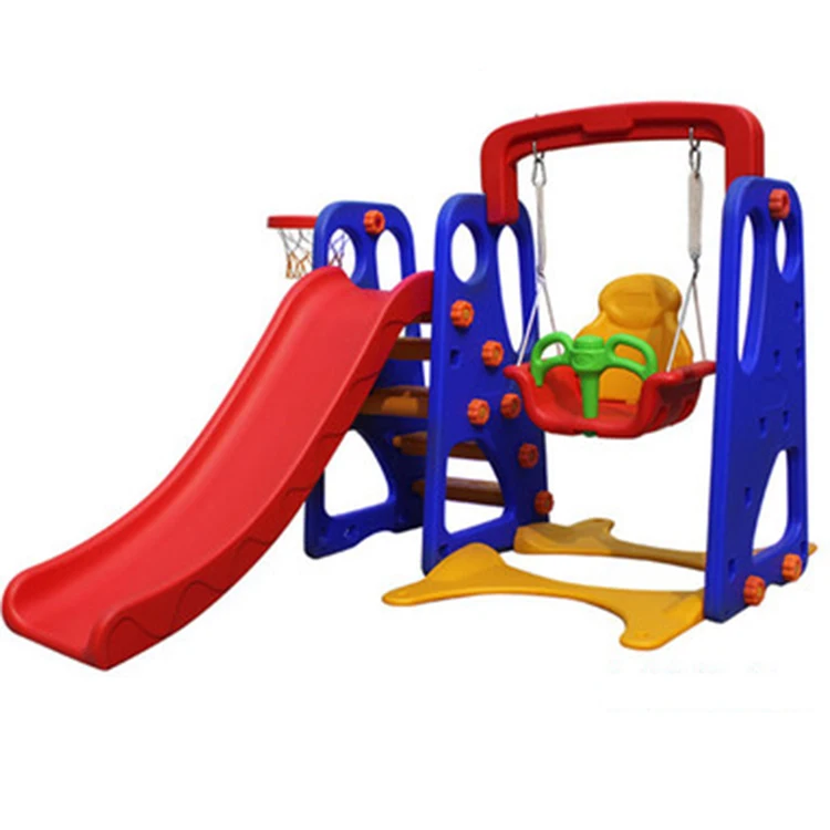 Economical Custom Design Children Indoor Combination Slide And Swing Set