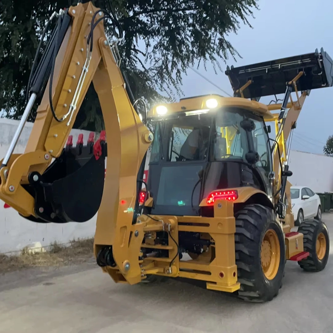 4 x 4 well 24 hours work hydraulic cylinder excavate wheel loaders excavators and loaders JCB-3XC hot sale on stock