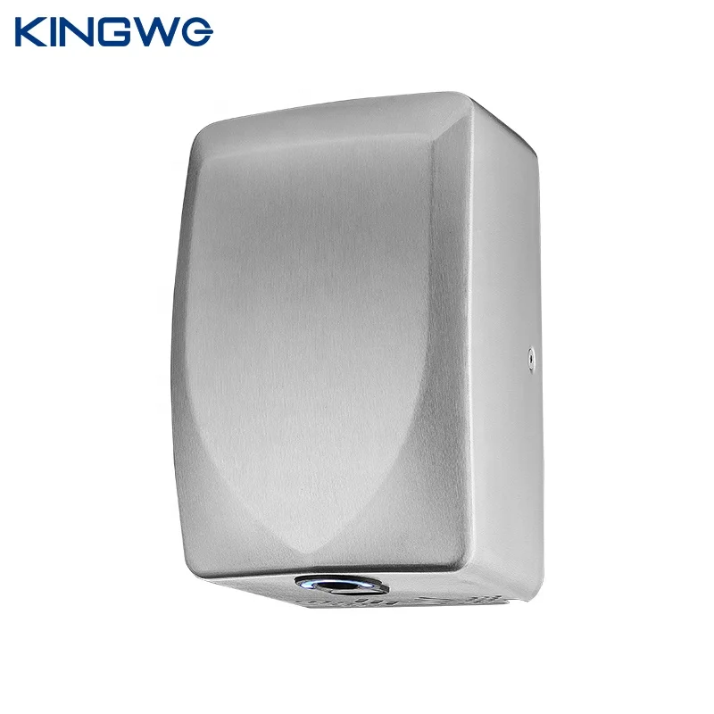 Stainless Steel Energy Efficient UV Light Compact Wall mounted Automatic Electrical Hand Dryer For Toilet