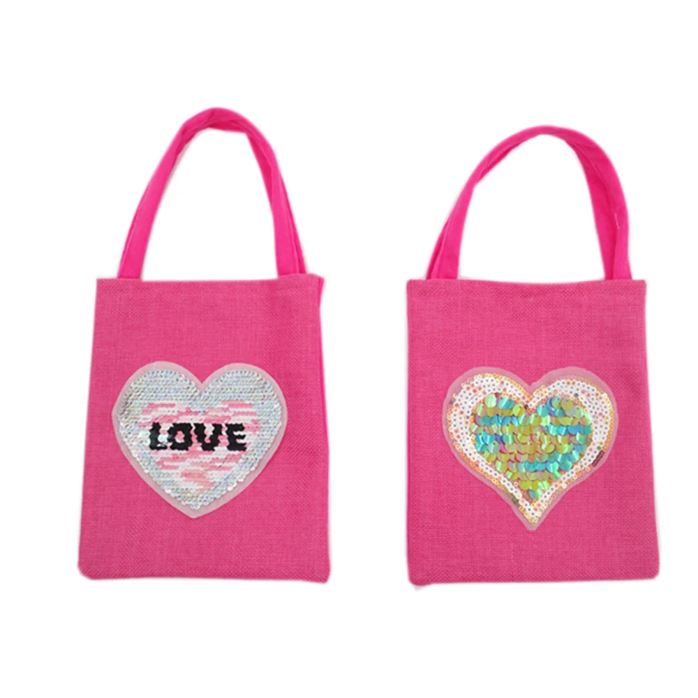 Сотрудничество приветствуется оптовая продажа тканевых сумок для подарков на день Святого Валентина украшение свадебной вечеринки праздничный подарок сумка День святого