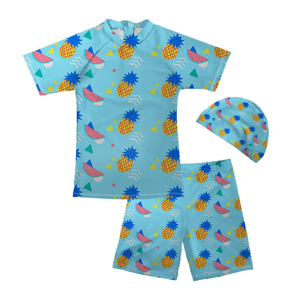 Wholesale New Custom Kids Swimsuits Polyester/Spandex Children Beachwear