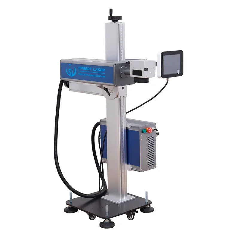 2020 New 30w Co2 fly laser coding machine online fly CO2 laser printer/engraver lazer code marking machine