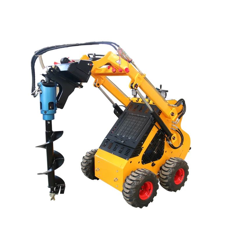 Portable Gasoline Post Hand Earth Tree Planting Tree Planting Auger Hole Digger for Skid Steer Loader