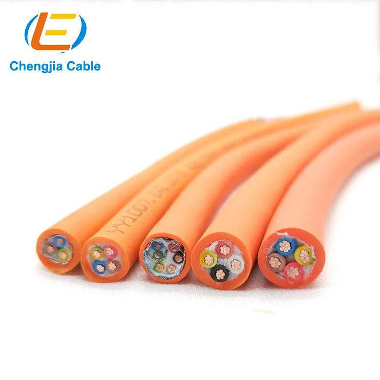 For Drag Chain System Control And Power Cable Water Resistance Pvc Cable Tracking