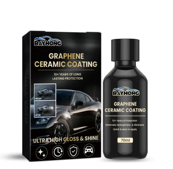 Wholesale Rayhong Car Graphene Ceramic Coating Kit Waterproof Coating Sealing Glaze Maintenance Car Paint