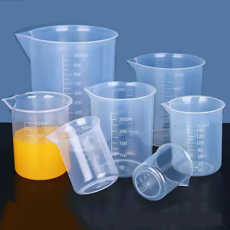 Laboratory plastic measuring cup 25ml /150ml/250ml/300ml tools
