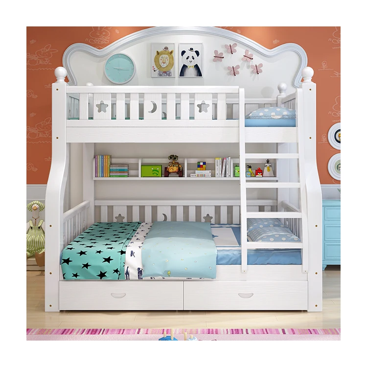 Классическая детская двухъярусная кровать высокого качества по индивидуальному заказу оптом