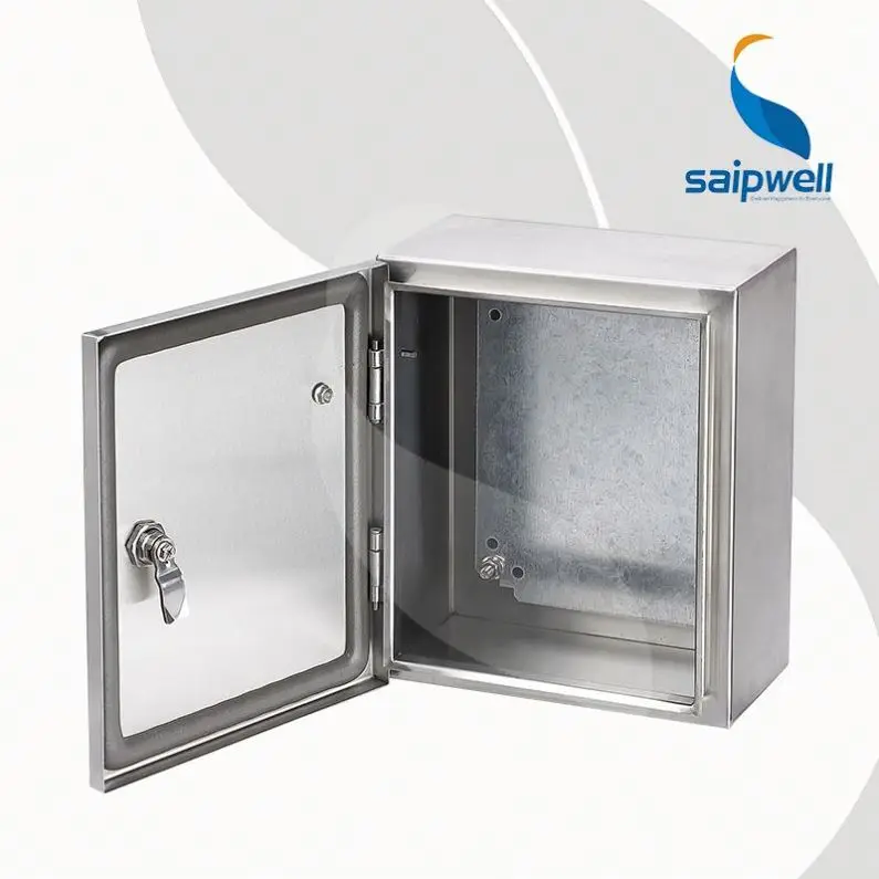 400*400*250NEMA 4/4X IP65 wall mounting metal box as electronic  enclosure and box speaker switch box for outdoor and indoor USE