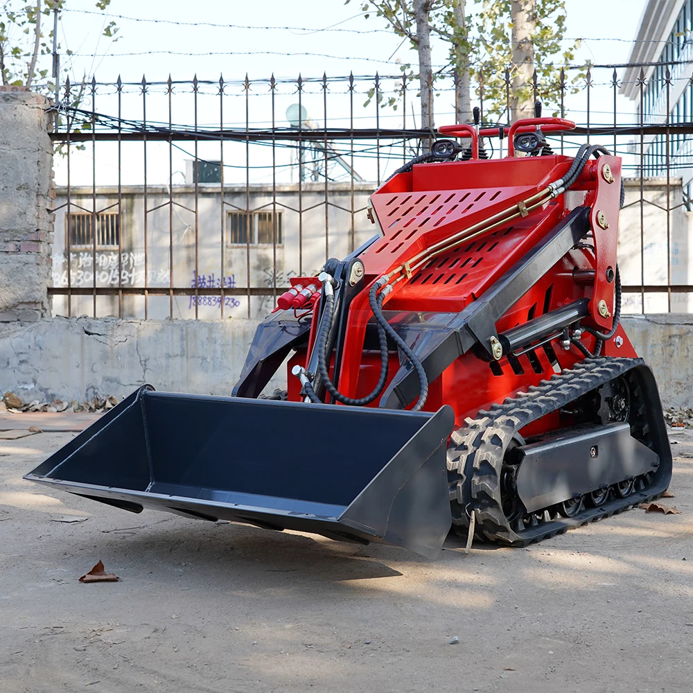Fast delivery Chinese factory price Mini Skid Steer Loader With Attachment 300 kg Front Loader  multifunction mini loader