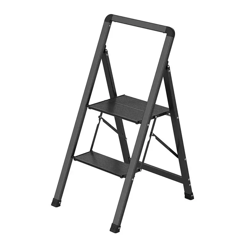slim household ladder steel step foldingladder customize color En14183 for home use