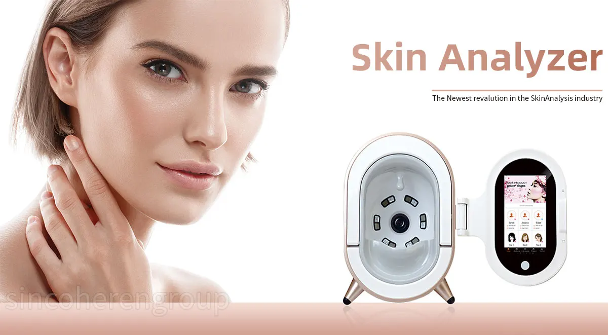 Best selling 3D Smart Facial Skin Diagnostic Analysis Magic Mirror Skin Tester Analyzer machine For Skin Care