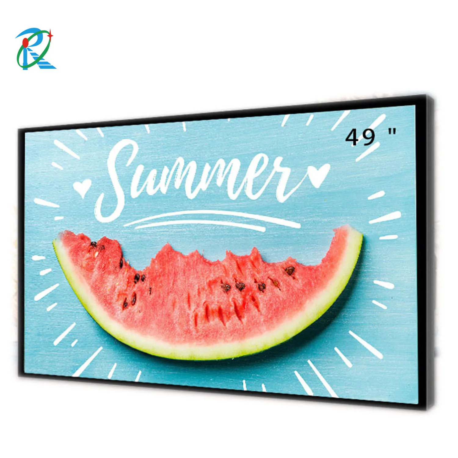 49inch advertising Lcd Screen 2000 nits high brightness window display lcd customized