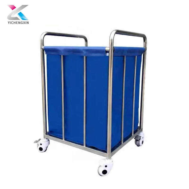 
Best sales stainless steel dirt cart hospital emergency cart 