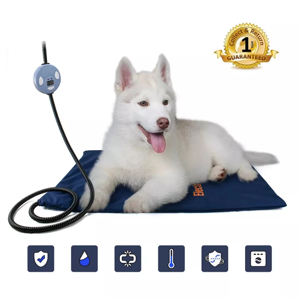 Electric Dog Cat Waterproof Heating Pad Washable Warm Mat Pet Heating Pad