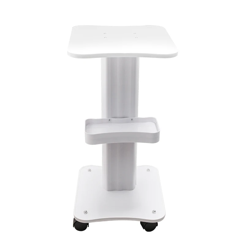 Оптовая продажа с фабрики, дешевая тележка для маникюра, салона красоты, парикмахерской, роликовая пластиковая платформа, тележка с белым ящиком