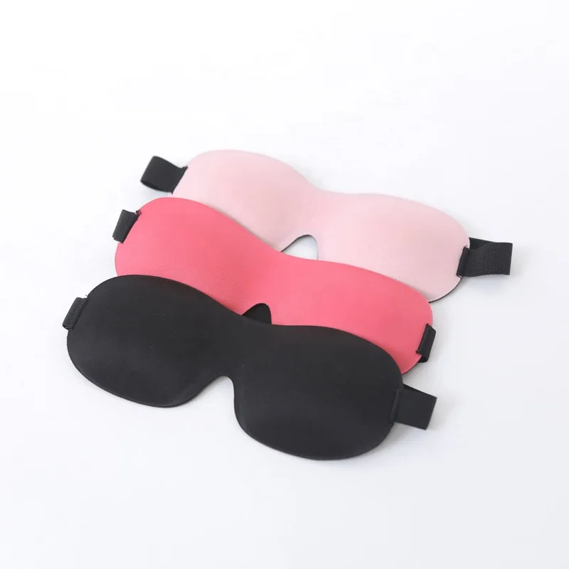 New Arrival Oem 3D Colorful Blackout Travel Sleeping Eye Mas Sleep Eyemask Ergonomic Comfort Eye Patch