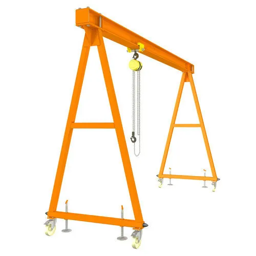 manual A-frame mini simple light duty  mobile mini portable gantry crane price