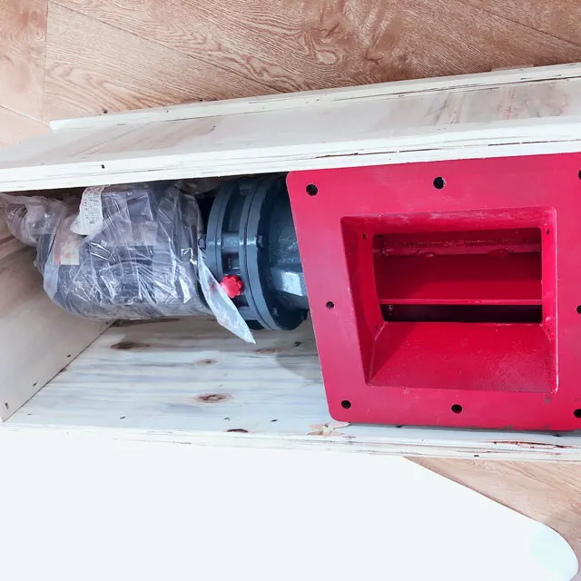 Buhler rotary valve air lock for flour mill valvula rotativa ciclon